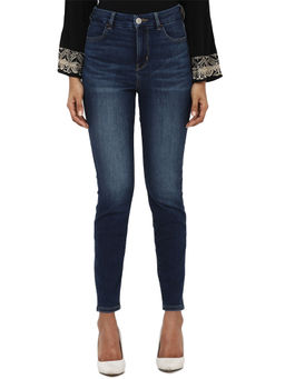 American Eagle - Women Blue High Rise Curvy Jegging