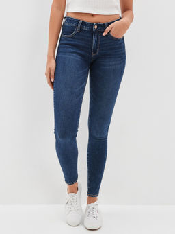 American Eagle - Women Blue Low Rise Jegging