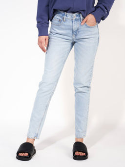 American Eagle - Women Blue High Rise Skinny Kick Jeans
