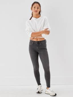 American Eagle - Women Black Super High Rise Jegging
