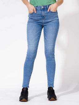 American Eagle - Women Blue High Rise Jegging