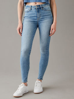 American Eagle - Women Blue High Rise Jegging