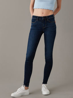 American Eagle - Women Blue Low Rise Jegging