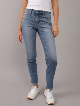 American Eagle - Women Blue Low Rise Jegging