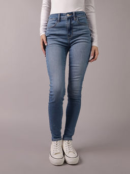 American Eagle - Women Blue High Rise Jegging