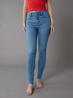 American Eagle - Women Blue High Waist Jeans