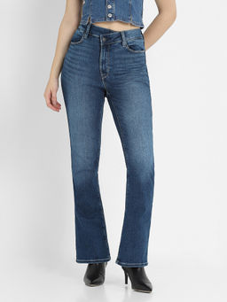 American Eagle - Women Blue High Rise Skinny Kick Jeans
