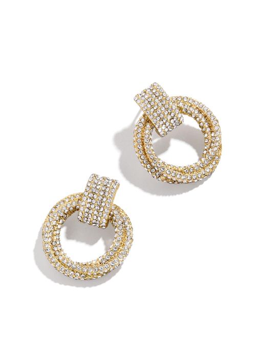 Gold Earrings Baublebar Hoop Earrings Hoop Earring Baublebar