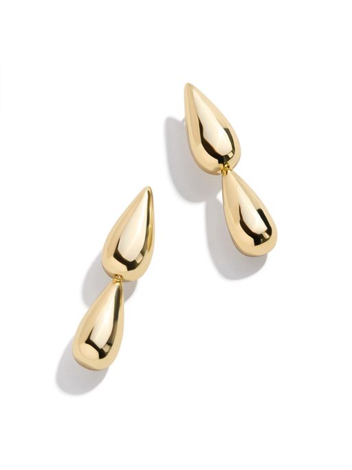 BaubleBar Zoe Drop Earrings - Gold