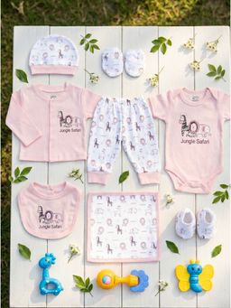 Mama's Care - Jungle Safari Baby Safe Cotton Premium Gift Hamper
