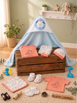 Mama's Care - Friend'S Explorer Cotton Newborn Gift Hamper