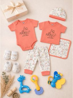 Mama's Care - Friend'S Explorer Baby Safe Cotton Premium Gift Hamper
