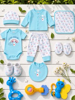 Mama's Care - Chasing Rainbow Baby Safe Cotton Premium Gift Hamper