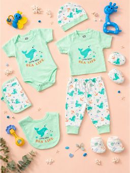 Mama's Care - Sea Life Baby Safe Cotton Premium Gift Hamper