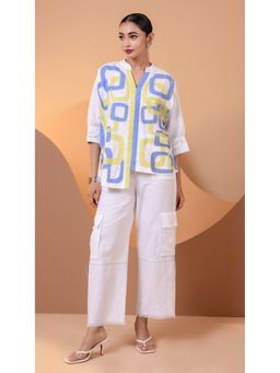 The House of Hemp - Women White Latest Stylish Co-Ord (Set of 2)