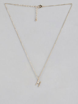 Twenty Dresses by Nykaa Fashion - Rhythms Of Alphabet H Necklace