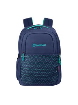 Harissons - TRIGON Geometric Navy Blue Medium Backpack
