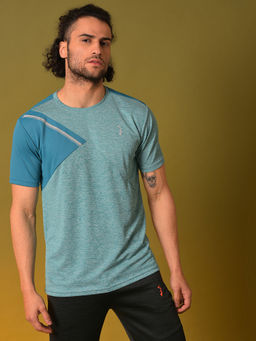Campus Sutra - Men Colorblock Stylish Active And Sports T-shirts