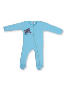 Blumbuds - Blue Cotton Printed Bodysuit
