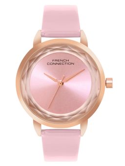 French Connection - Women's Pink Dial Analog watch- FCN077PL (M)