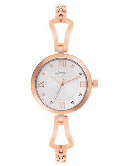 French Connection - Women's Silver Dial Analog watch- FCN081RGM (M)