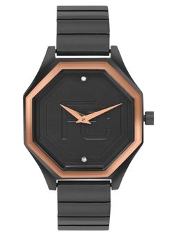 French Connection - Women's Black Dial Analog watch- FCN090BM (M)