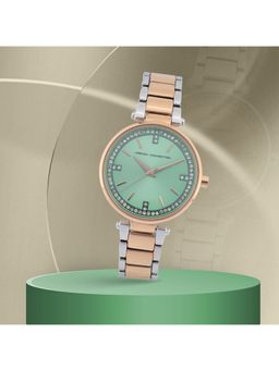 French Connection - Women's Green Dial Analog Watch- FCU4RTM (M)