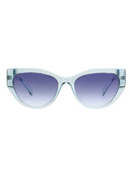 Scott Sunglasses - Womens Gradient Blue Lens Cat Eye Sunglasses - 2992 Dorothy C4 S (55)