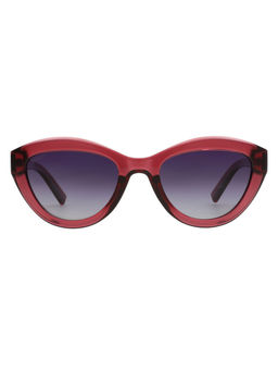 Scott Sunglasses - Womens Gradient Blue Lens Cat Eye Sunglasses - 2993 Iris C3 S (52)