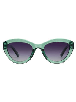 Scott Sunglasses - Womens Smoke Grey Lens Cat Eye Sunglasses with UV Protection - 2993 Iris C5 S (52)