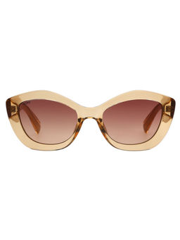 Scott Sunglasses - Womens Smoke Brown Lens Cat Eye Sunglasses - 3005 Eliza C3 S (51)