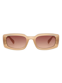 Scott Sunglasses - Unisex Gradient Brown Lens Rectangle Sunglasses - 3031 Clayton C2 S (53)