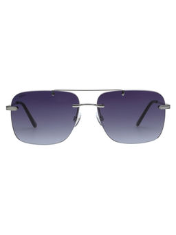 Scott Sunglasses - Mens Smoke Blue Lens Square Sunglasses with UV Protection - 3041 Brantley C3 S (60)