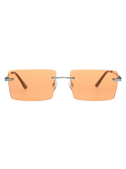 Scott Sunglasses - Unisex Orange Lens Rectangle Sunglasses with UV Protection - 3056 Casper C4 S (59)