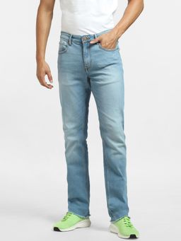 Jack & Jones - Light Blue Low Rise Washed Glenn Slim Jeans
