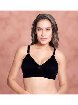 Shyaway - Black Beauty Wirefree Full Coverage Moulded Cotton Bra