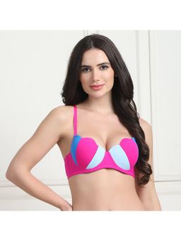 PrettyCat - Lightly Padded Scalloped Sexy Plunge Bra