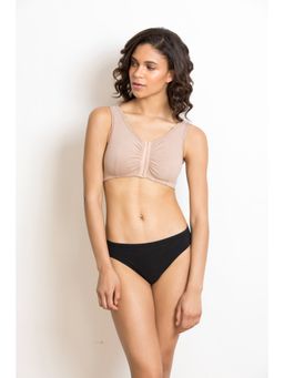 Zivame - True Curv Basics Double Layered Non Wired Super Support Bra - Roebuck Skin