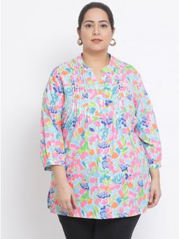 Oxolloxo - Neon Charismatic Plus Size Women Tunic