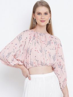Oxolloxo - Blooming Bonny Printed Women Crop Top
