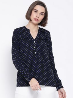 Oxolloxo - Polka Block Retro Women Top