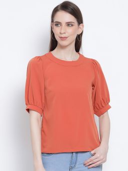 Oxolloxo - Orange System Women Top