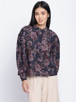 Oxolloxo - Ajose Multicolour Floral Printed Women Top