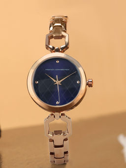French Connection - Gazellle Blue Dial Analog Watch for Women - FCN00092B