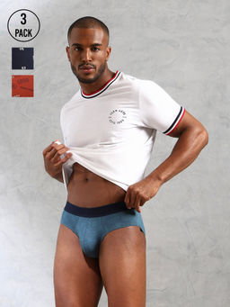 U.S. POLO ASSN. - Men Low Rise Printed Oeb16 Briefs (Pack of 3)