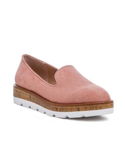 London Rag - Blush Pink Solid Loafers