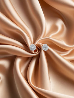 Tora - Women 925 Sterling Silver Stone Stud Earrings