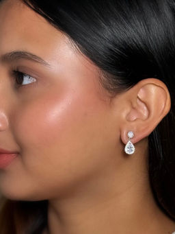 Tora - Women 925 Sterling Silver Dew Drops Earrings