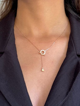 Tora - Women 925 Sterling Silver All My Heart Necklace