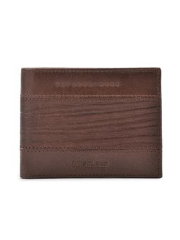 WOODLAND - Mens Textured Brown Wallet